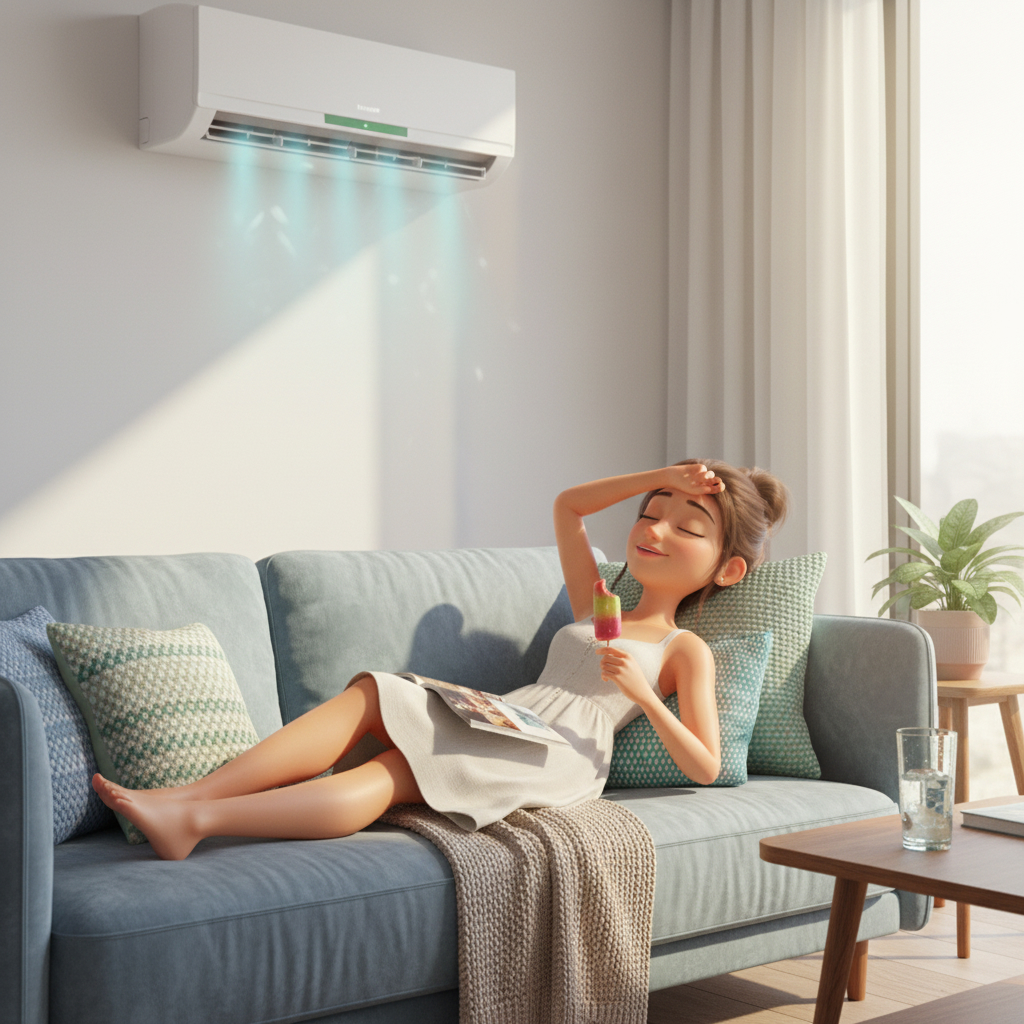 Ах, кондиционер. Такой свежий. Такой… продувающий. Спасибо за летний сезон!